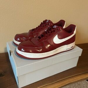 Nike Air Force 1 Red and White